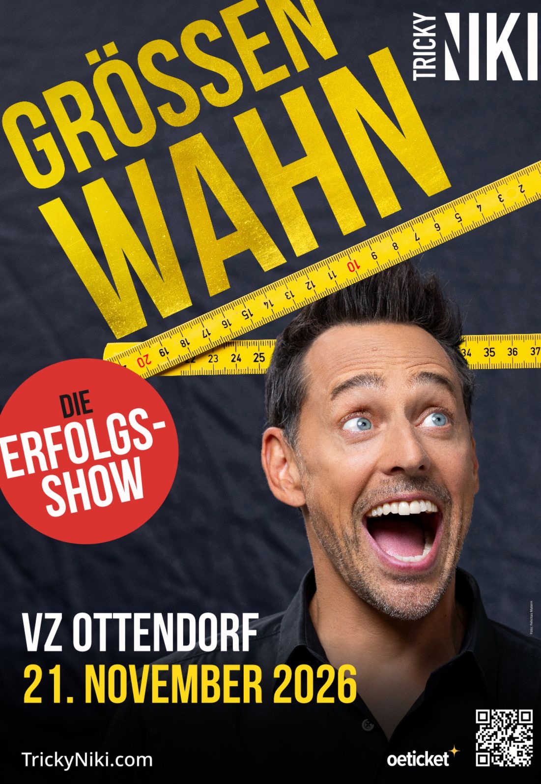 Plakat Tricky Niki – Größenwahn
